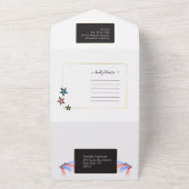 リトルロックスターキッズ 🎸🤣 ギター チャンピオン オールインワン招待状 (外側)