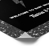 リトルロックスター赤ちゃんシャワーへようこそ ポスター (角)