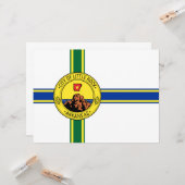 リトルロック国旗（アーカンソー州） カード (正面/裏面インサイチュ)