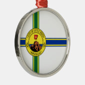 リトルロック国旗（アーカンソー州） メタルオーナメント (右)