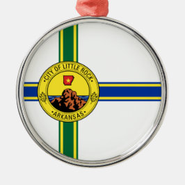 リトルロック国旗（アーカンソー州） メタルオーナメント