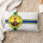 リトルロック国旗(アーカンソー州) ランバークッション (ブランケット)