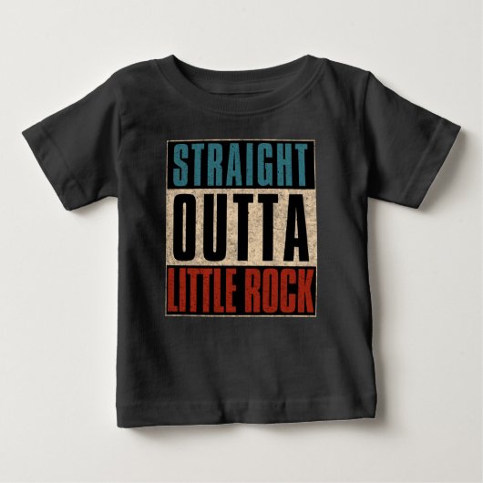 リトルロック・アーカンソー州出身 ベビーTシャツ (正面)