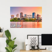 リトルロック，アーカンソー州，統一された州 ポスター (ホームオフィス)