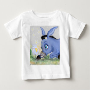 リトルロバとデイジーおもしろいベビーTシャツ ベビーTシャツ