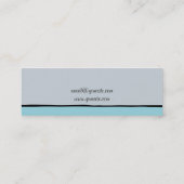 リトルロビングレーのスモールビジネスカード スキニー名刺 (裏面)