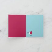 リトルロビンブルーノートカード カード (内部)