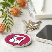 リトルロビンプレミアムキーチェーン キーホルダー (側面)