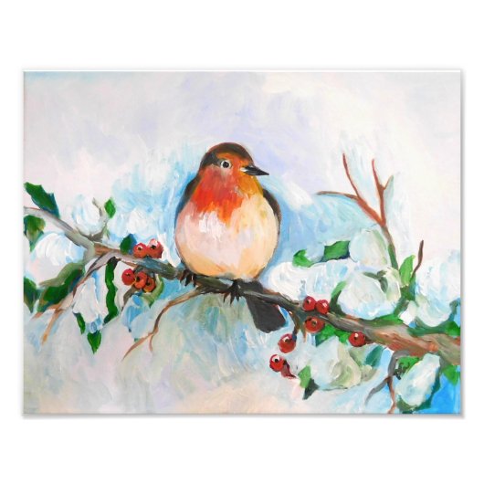 リトルロビン フォトプリント            (正面)