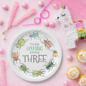 リトルロベバグ誕生日パーティー ペーパープレート (パーティー)