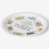 リトルロベバグ誕生日パーティー ペーパープレート (アングル)