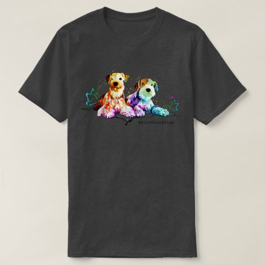 リトルローズシュナージーとシュナフィー Tシャツ (デザイン正面)