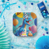 リトルローラーズのためのディノデライト ペーパープレート (パーティー)