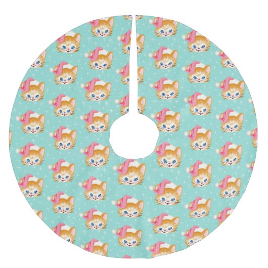 リトルロー ブラッシュドポリエステルツリースカート (正面)