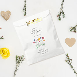 リトルワイルドフラワーかわいらしベビーガールベビーシャワー フェイバーバッグ