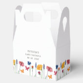 リトルワイルドフラワーかわいらしベビーガールベビーシャワー フェイバーボックス (オープン)