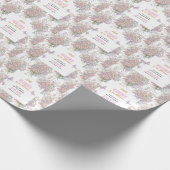 リトルワイルドフラワーが開花の赤ちゃんシャワー#2 ラッピングペーパー (角)