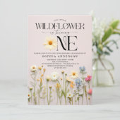 リトルワイルドフラワーの最初の誕生日パーティー 招待状 (スタンド正面)