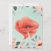 リトルワイルドフラワーの誕生日招待状 招待状 (裏面)