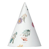 リトルワイルドフラワーウォーター色のパーティー帽子 パーティーハット (左)