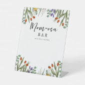 リトルワイルドフラワーオンザウェイ秋ママ – オーサバー 台座サイン (正面)