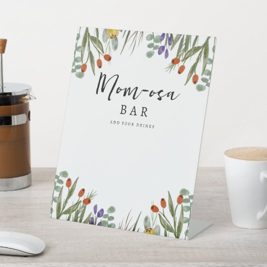 リトルワイルドフラワーオンザウェイ秋ママ – オーサバー 台座サイン (インサイチュ)