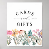 リトルワイルドフラワーカード&ギフトサイン ポスター (正面)