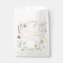 リトルワイルドフラワーガール一誕生日 フェイバーバッグ