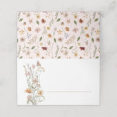 リトルワイルドフラワーピンク赤ちゃんシャワー名座席表 プレイスカード (外部開封)