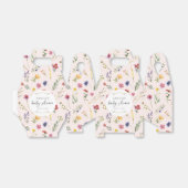 リトルワイルドフラワーフローラピンク赤ちゃんシャワー フェイバーボックス (折り畳みなし)