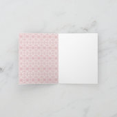 リトルワイルドフラワーフローラベビーシャワー招待状 招待状 (内部)