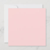 リトルワイルドフラワーベビーイン開花ベビーシャワー 招待状 (裏面)