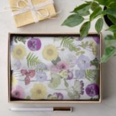 リトルワイルドフラワーベビーシャワーテーマティッシュペーパー 薄葉紙 (ギフト)