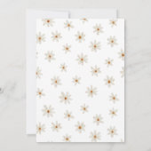 リトルワイルドフラワーベビーシャワー招待状 招待状 (裏面)