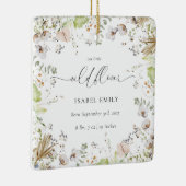 リトルワイルドフラワーベビー初めてのクリスマス セラミックオーナメント (右)