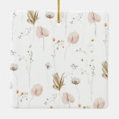 リトルワイルドフラワーベビー初めてのクリスマス セラミックオーナメント (裏面)