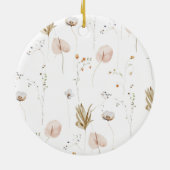 リトルワイルドフラワーベビー損失記念碑 セラミックオーナメント (裏面)