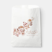 リトルワイルドフラワーボホ |秋のベビーシャワー フェイバーバッグ (正面)