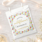 リトルワイルドフラワー子供の誕生日 フェイバーバッグ (クリップ留めされた状態)