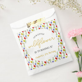 リトルワイルドフラワー子供の誕生日 フェイバーバッグ