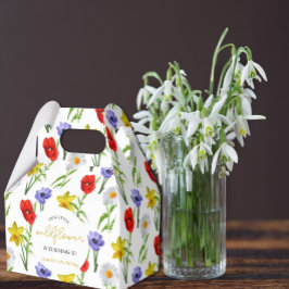 リトルワイルドフラワー子供の誕生日 フェイバーボックス