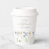 リトルワイルドフラワー春フローラベビーシャワー 紙コップ (裏面)