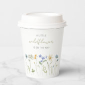 リトルワイルドフラワー春フローラベビーシャワー 紙コップ (正面)