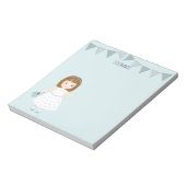 リトルワイルドフラワー誕生日 ノートパッド (回転)