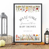 リトルワイルドフラワー赤ちゃんシャワーへようこそ ポスター