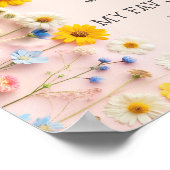 リトルワイルドフラワー1年目の誕生日 ポスター (角)