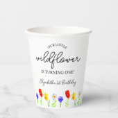 リトルワイルドフラワー1st誕生日 紙コップ (正面)