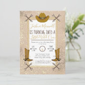 リトルワイルドワンウエスタンアローズ誕生日パーティー 招待状 (スタンド正面)