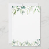 リトルワイルドワンオンザウェイベビーシャワー招待状 招待状 (裏面)