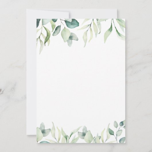 リトルワイルドワンオンザウェイベビーシャワー招待状 招待状 (裏面)